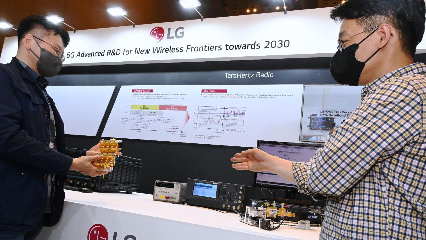 LG está mostrando sus tecnologías de comunicaciones 6G de clase mundial.
