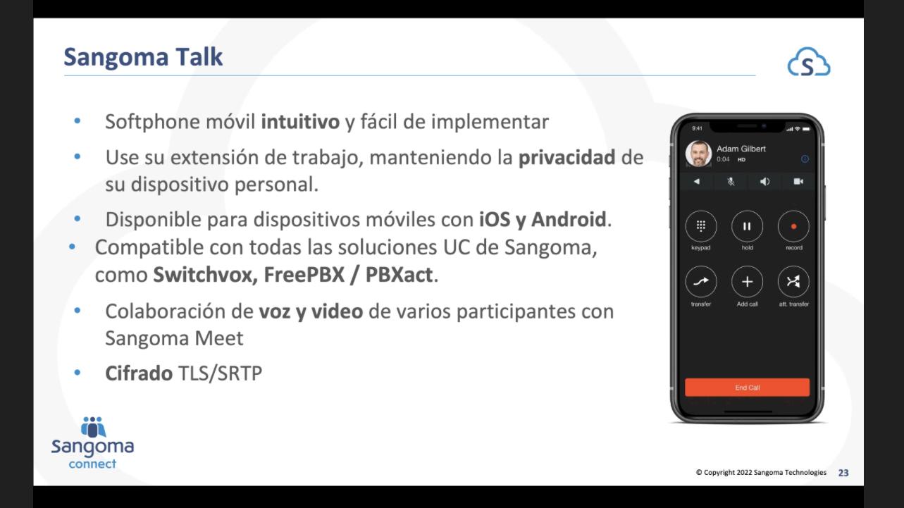 Las soluciones de Sangoma mejoran la eficiencia y la velocidad con la que se realizan las tareas,