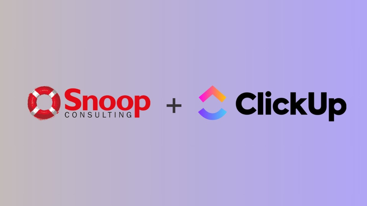 Snoop Consulting se asocia con ClickUp para transformar la gestión empresarial mediante soluciones innovadoras y personalizadas que optimizan los procesos y potencian la productividad.