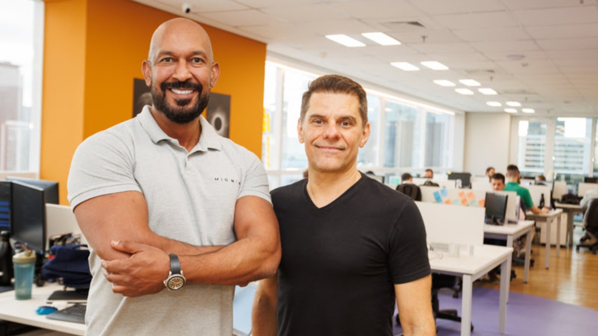 Guilherme Joventino, COO y cofundador de Mignow; y su CEO, Paulo Secco.