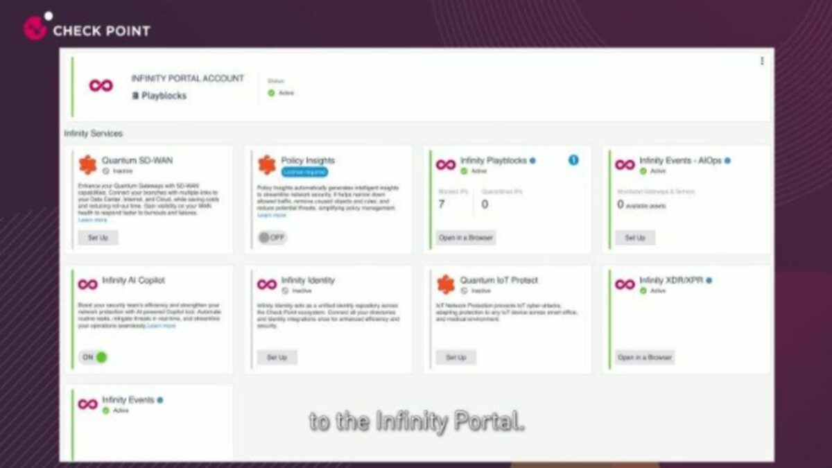 Check Point presenta Infinity Playblocks, creada para transformar las detecciones de seguridad en prevención automatizada en toda la empresa. Pero a medida que evolucionan los entornos de los clientes, también lo hacen sus necesidades de integración.