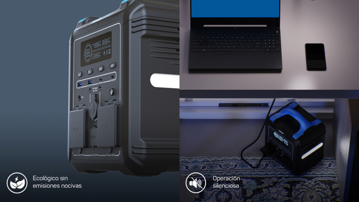 Con una potencia nominal de 700W y la innovadora tecnología de baterías LMFP, el nuevo generador portátil de Forza llega al mercado local para ofrecer una solución de energía limpia, silenciosa y de alto rendimiento.