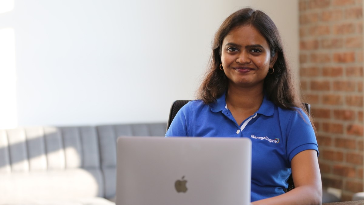 Shobhana Sruthi Mohan, analista corporativo de ManageEngine.