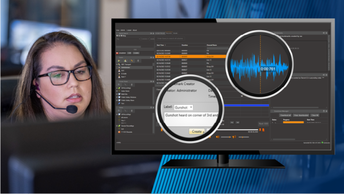 La empresa es provedora líder en soluciones de registro y grabaciones nativas en nube para comunicaciones de misión crítica 911 y de radio.