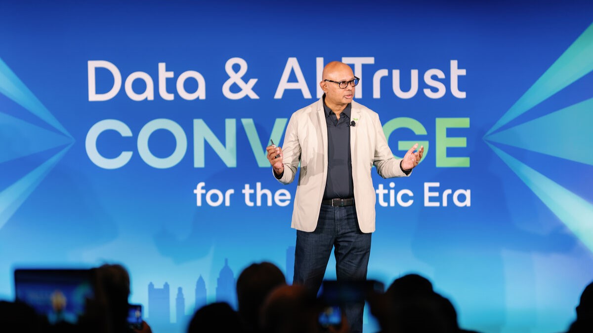 Anand Eswaran, CEO de Veeam. La empresa descubre que el 80% de los líderes afirman poder escalar la IA de forma segura, pero solo 1 de cada 3 puede aportar pruebas que lo demuestren.