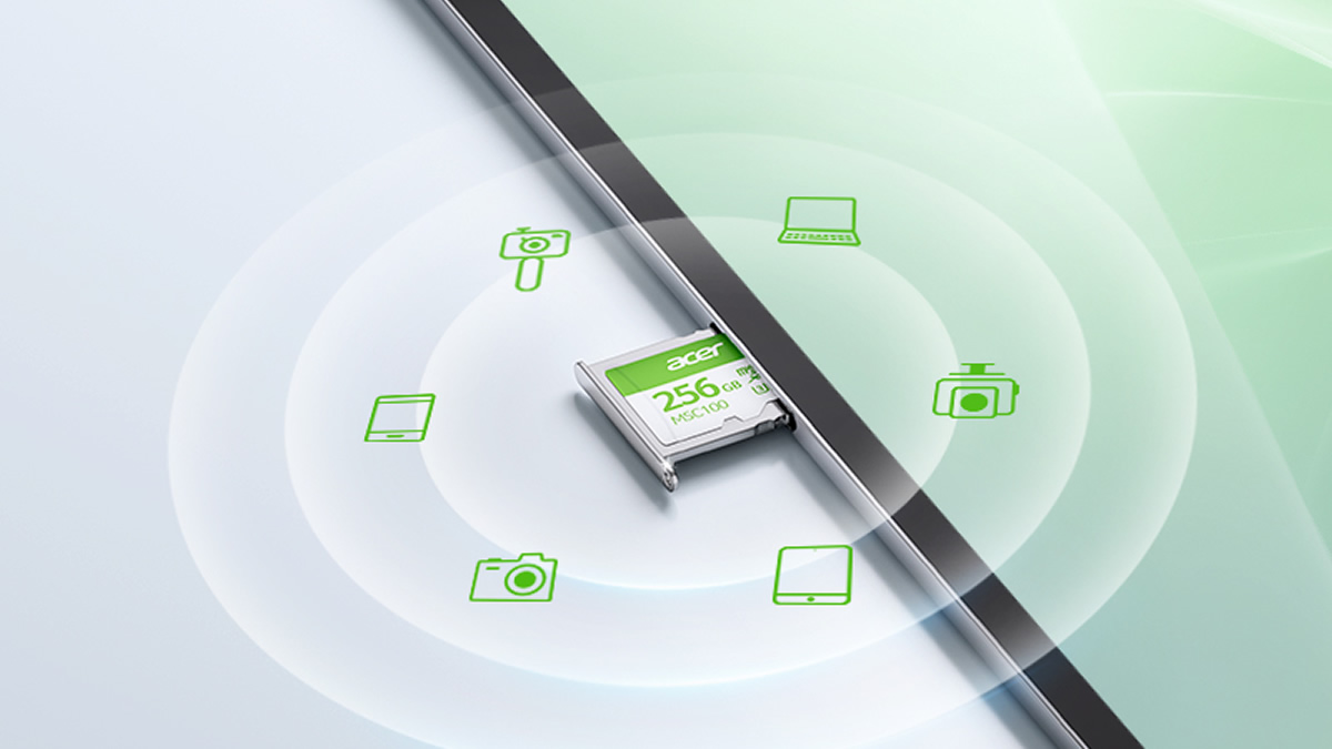 El fabricante anunció su nueva línea de memorias Acer en formato microSD, pensadas para ofrecer velocidad, confiabilidad y durabilidad en una amplia variedad de dispositivos. Están disponibles en capacidades de hasta 256 GB.