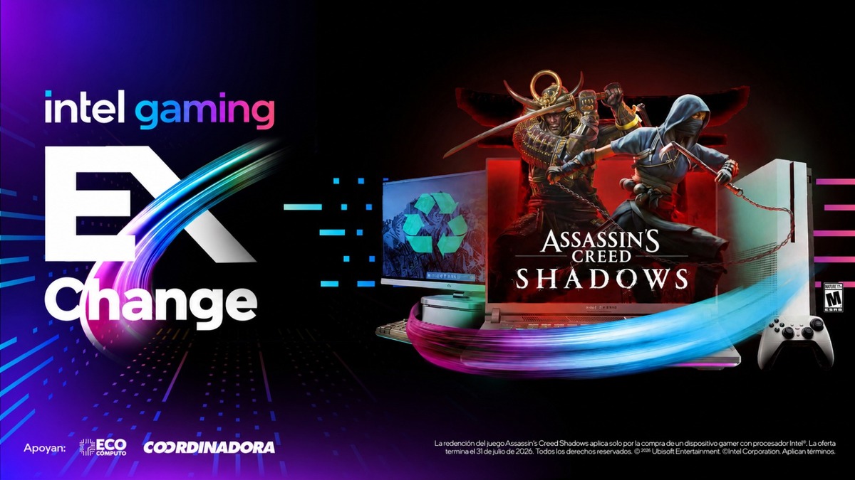 Del 1 al 31 de julio, los colombianos podrán entregar su PC, consola o monitor usado y recibir un bono de $400.000 pesos para un nuevo computador gamer con procesador Intel® Core™ Serie H.