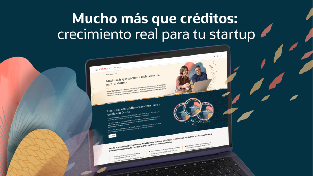 La nueva oferta, que se lanza primero en América Latina, apoya a startups calificadas en el desarrollo y entrega de aplicaciones de próxima generación, incluidas soluciones de IA, sobre Oracle Cloud Infrastructure.
